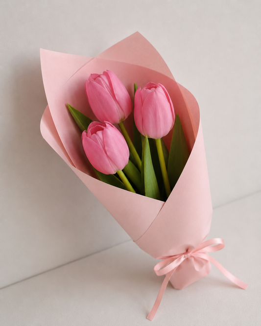 Pink Tulips Bouquet