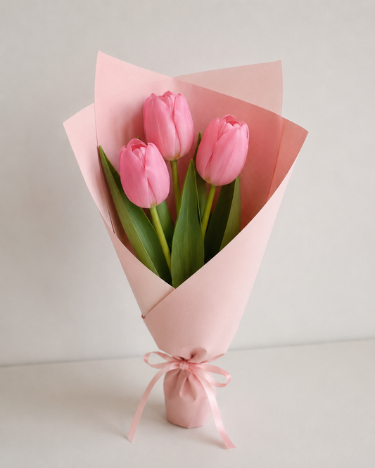 Pink Tulips Bouquet