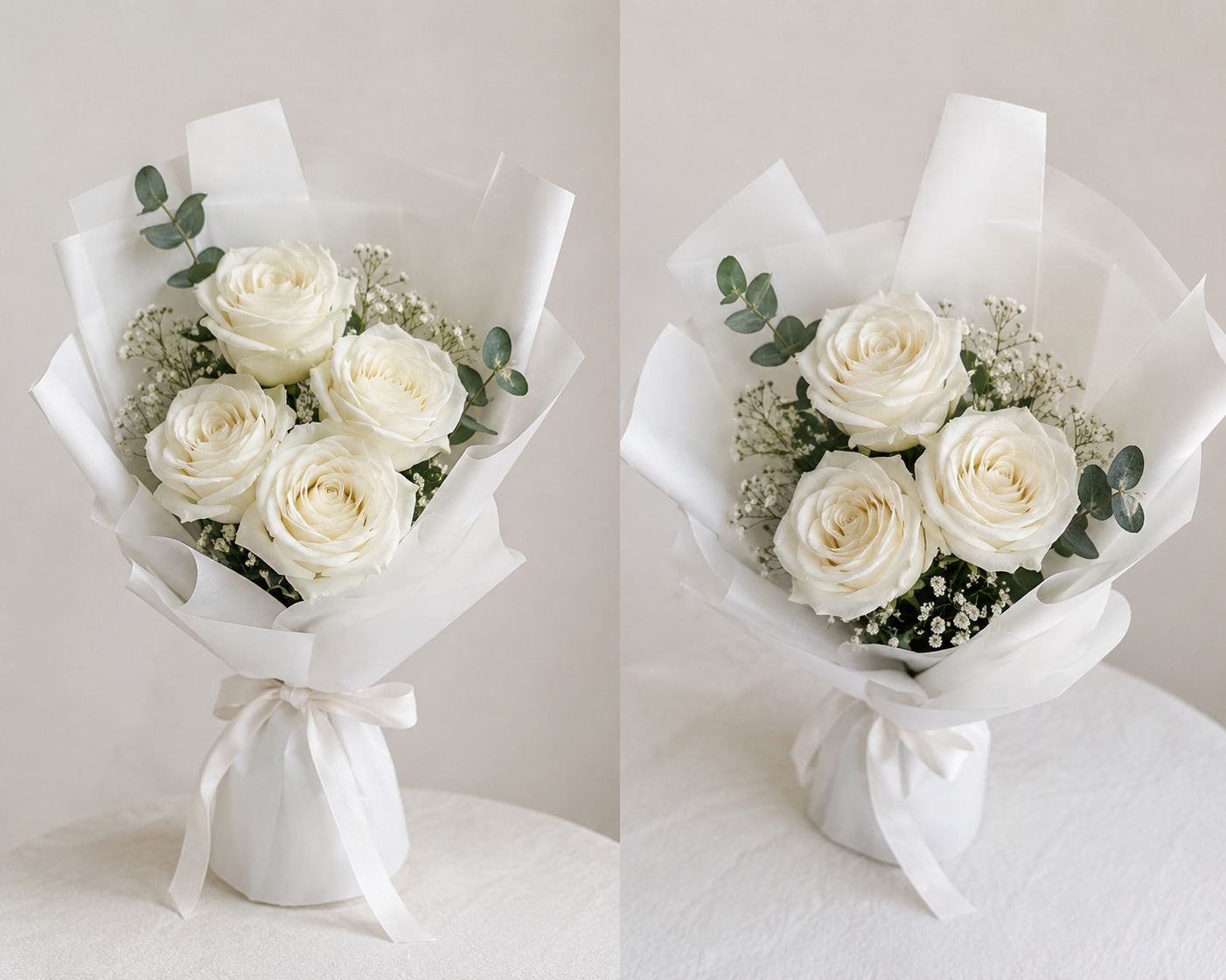 White Rose Bouquet