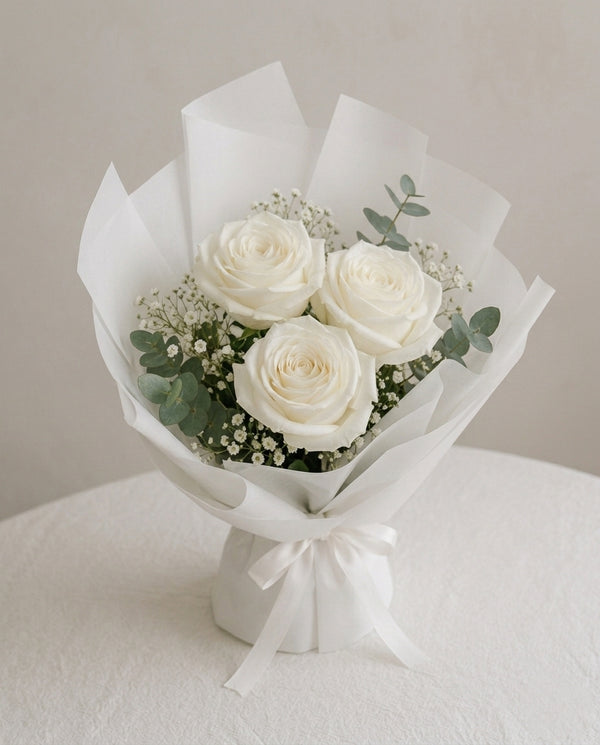 White Rose Bouquet