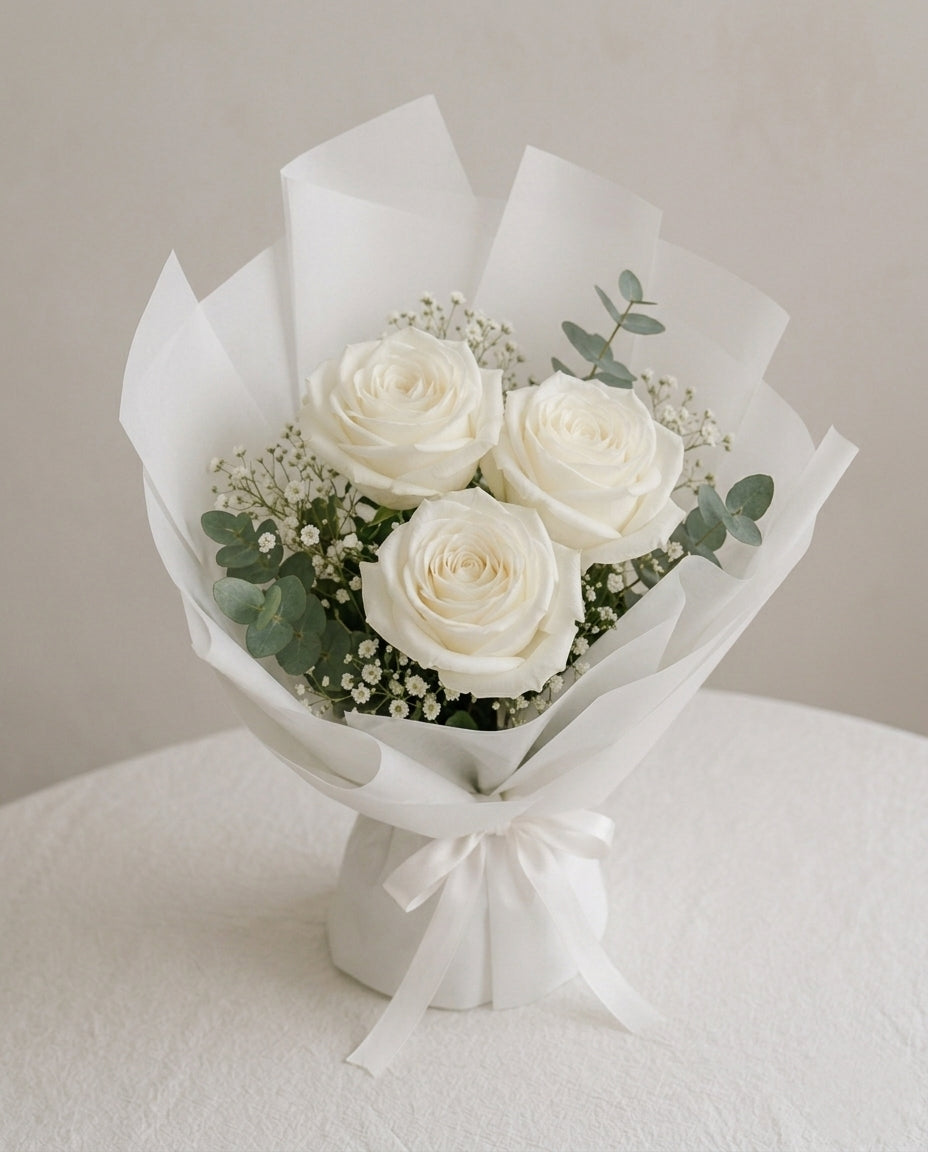 White Rose Bouquet